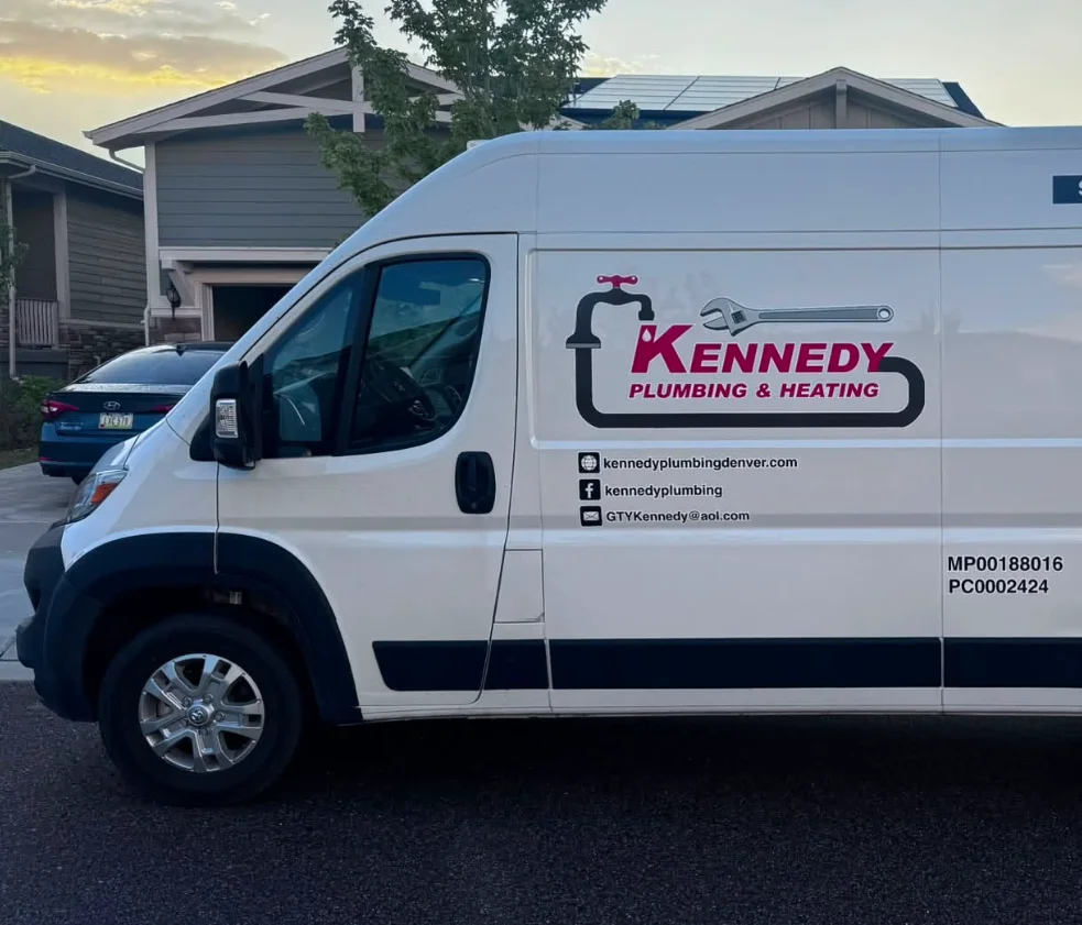 Kennedy Plumbing & Heating service van, Denver